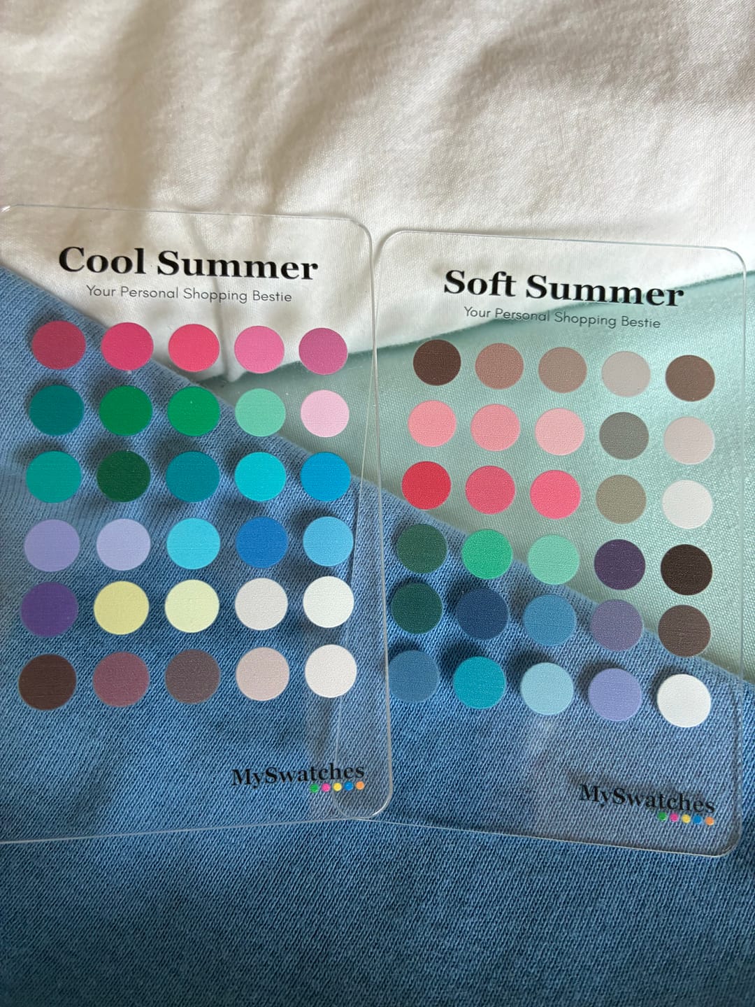 Customer photo review of Personal Swatch Card