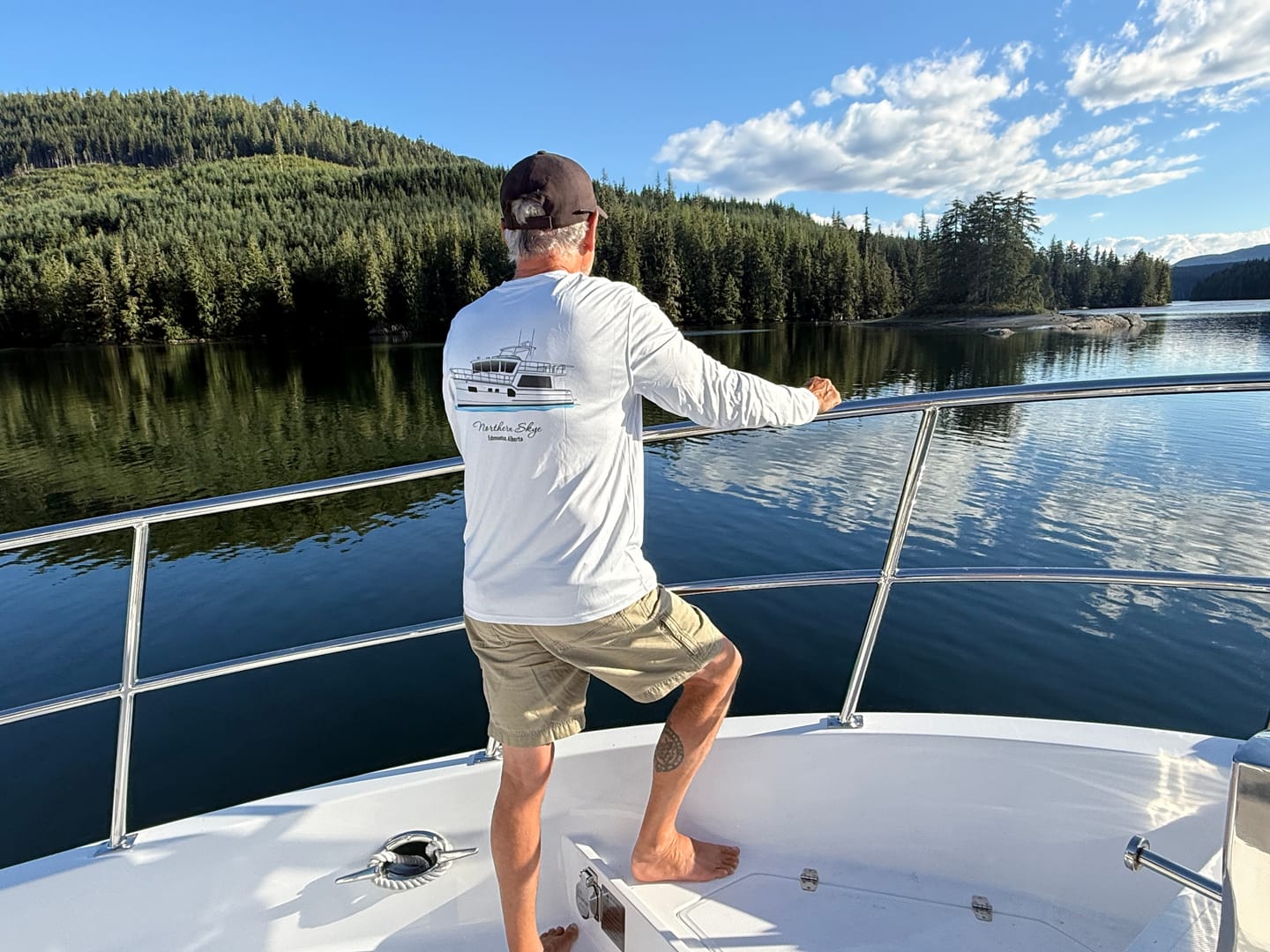 Customer photo review of Dri-Fit Custom Boat Shirts - Long Sleeve