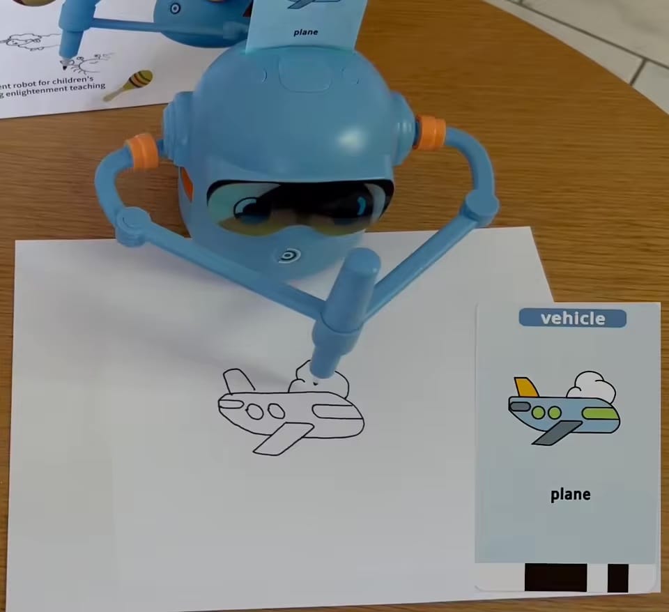 Customer photo review of SketchBot™ – Smart Drawing & Learning Robot