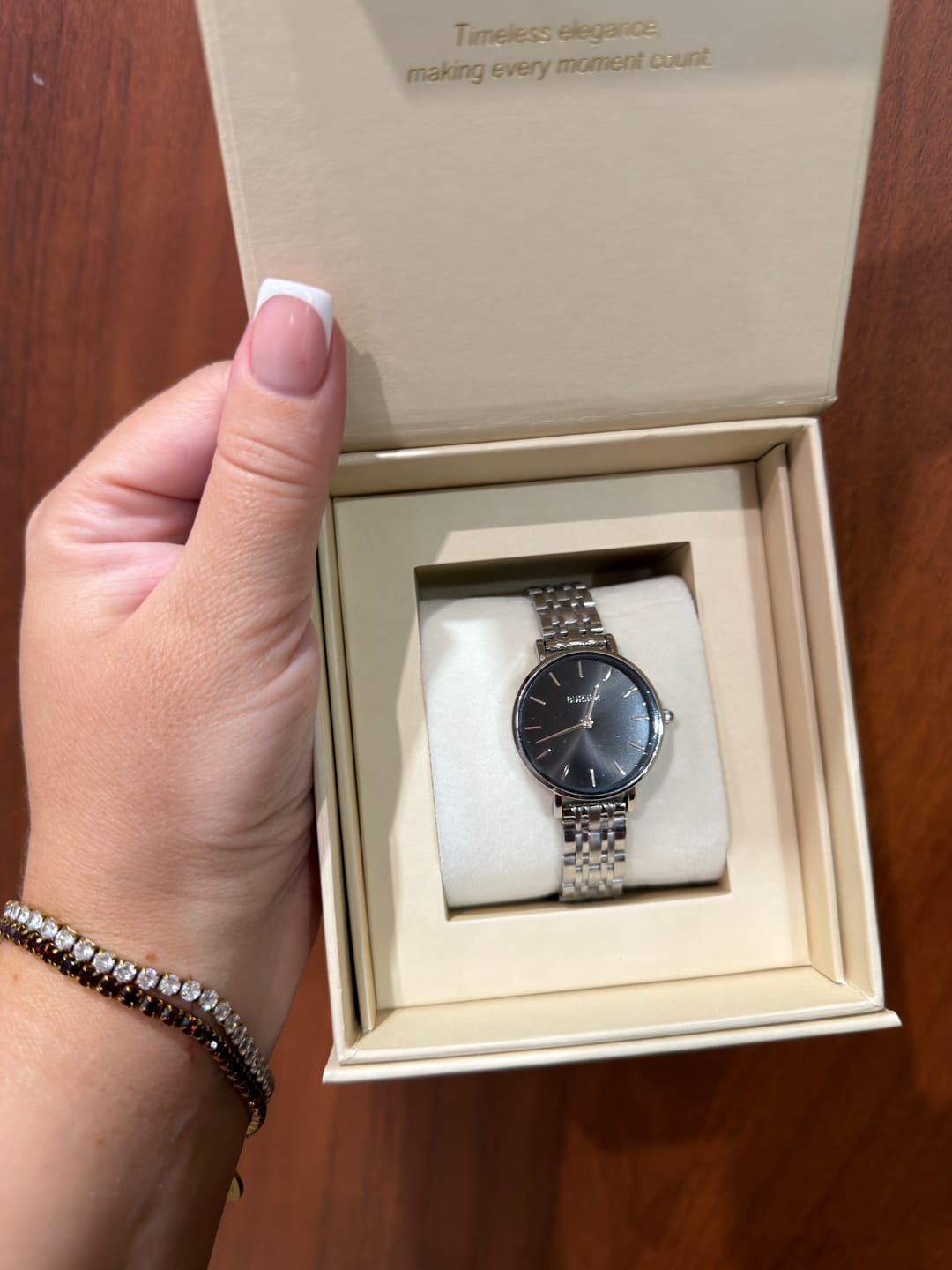 Customer photo review of Ruby Petite Silver Black