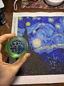 Customer photo review of Çiçekli Kadın 40x50cm
