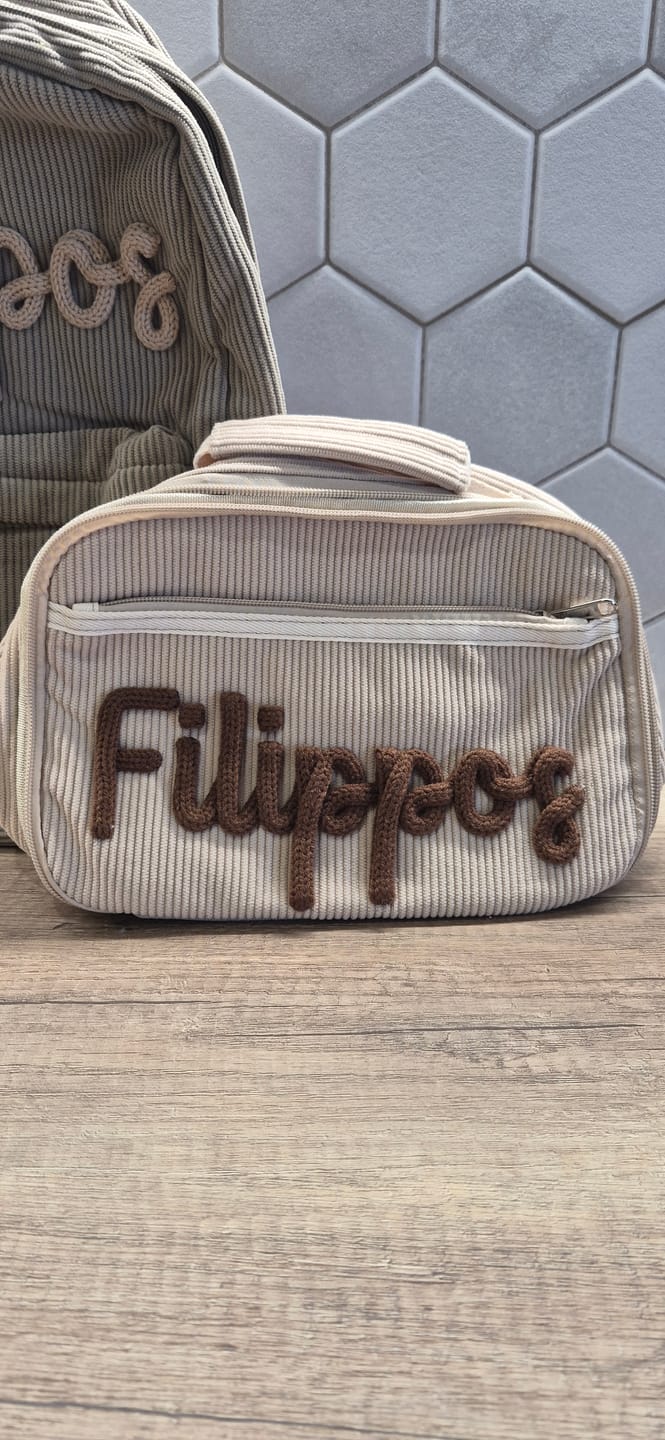 Customer photo review of K&C - Personalized Knitted Lunch Bag