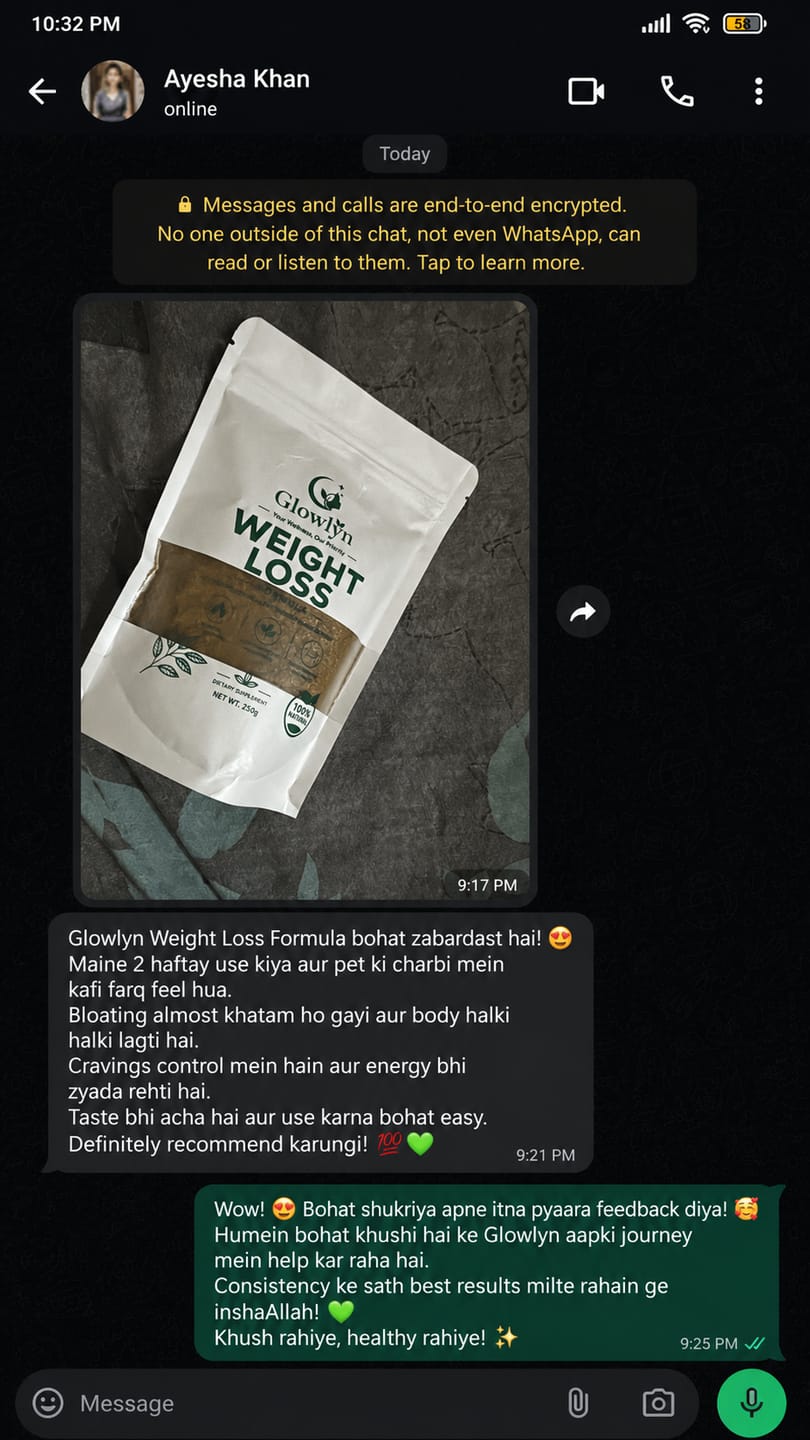 Customer photo review of Glowlyn Fitness Formula – Fit, Slim & Confident | 250g
