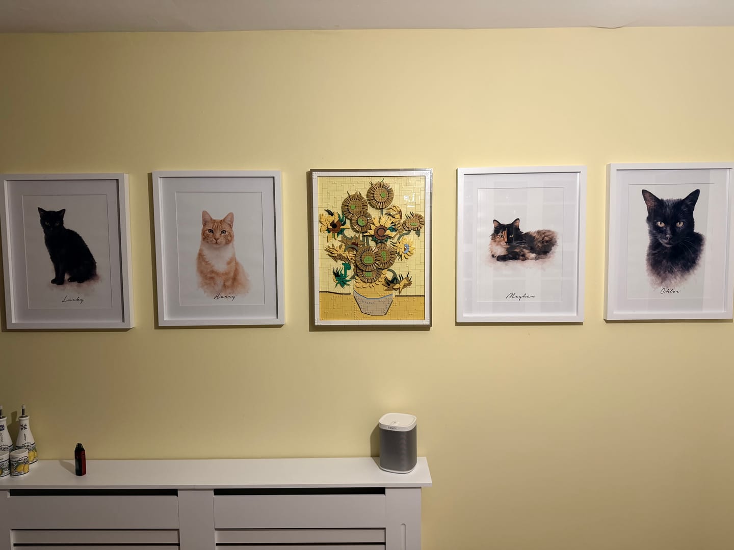 Customer photo review of Watercolours - Personalised Poster