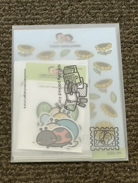 Customer photo review of Sunflower Critters Sticker Set