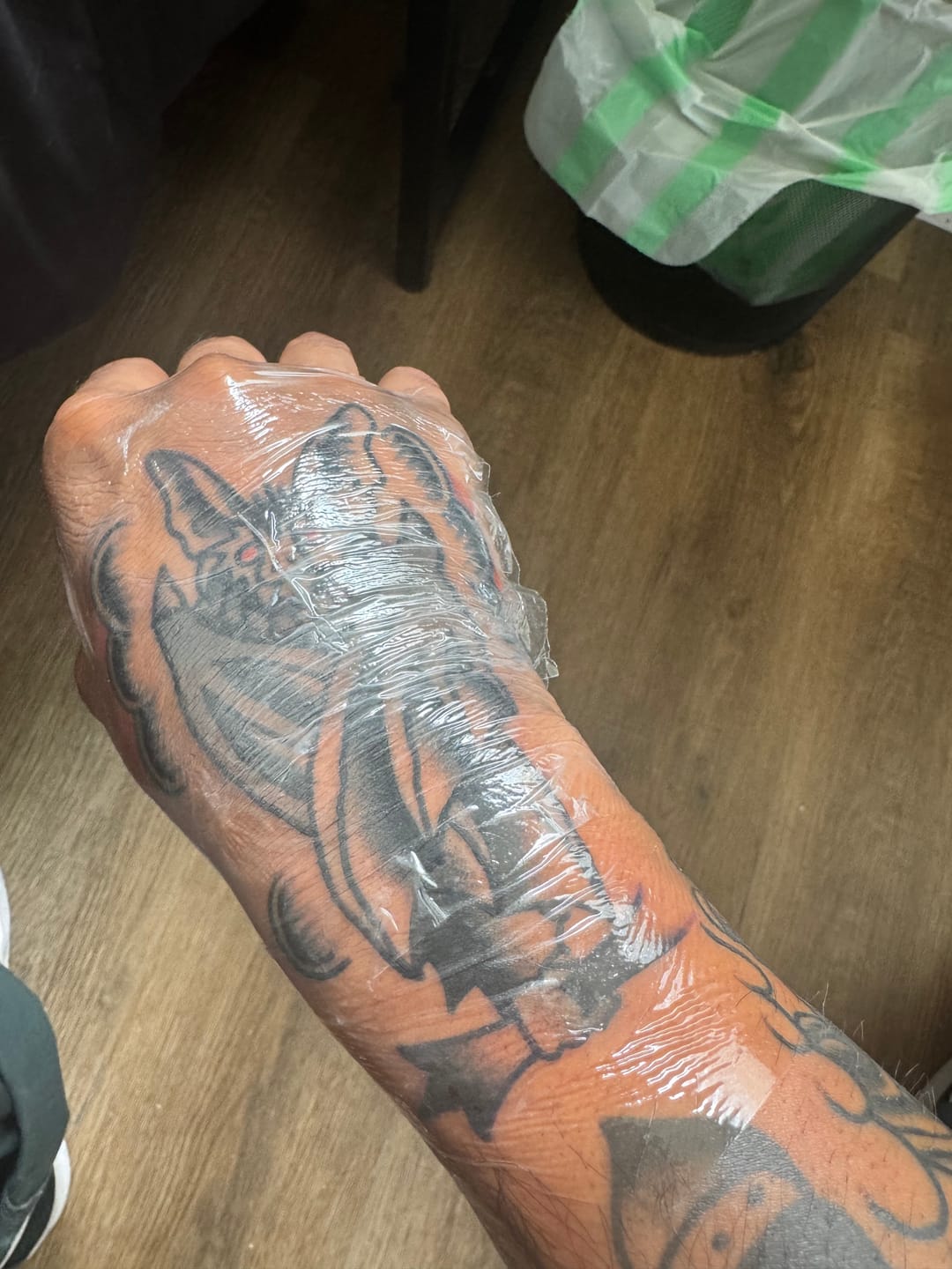 Customer photo review of Signature Tattoo Numbing Cream 1 TUBE