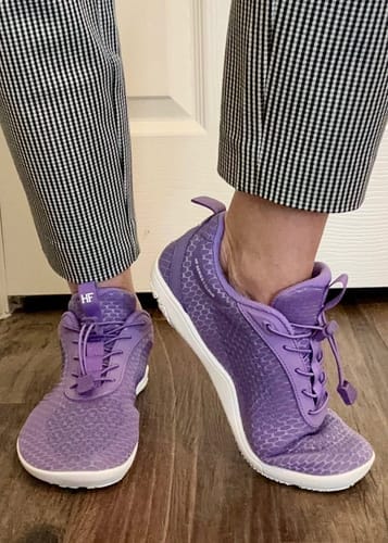 Customer photo review of HF Flow – Minimalistic Shoes for Foot, Knee & Back Pain