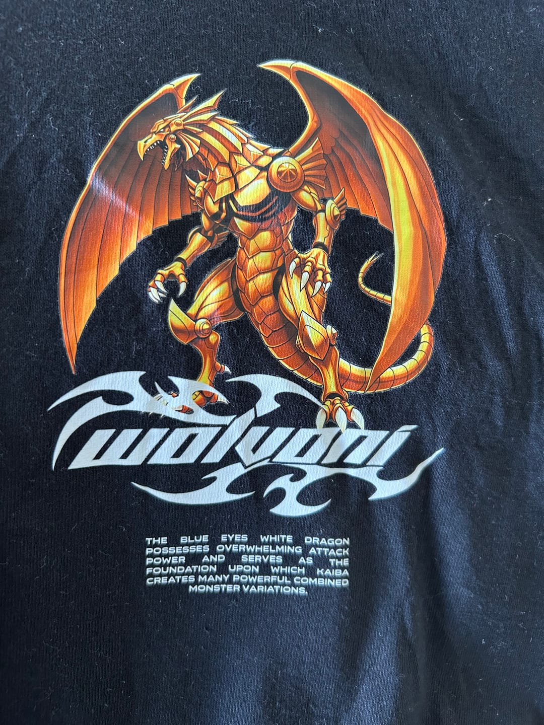 Customer photo review of Yu Gi Oh! | The Winged Dragon of Ra Heavyweight T-Shirt