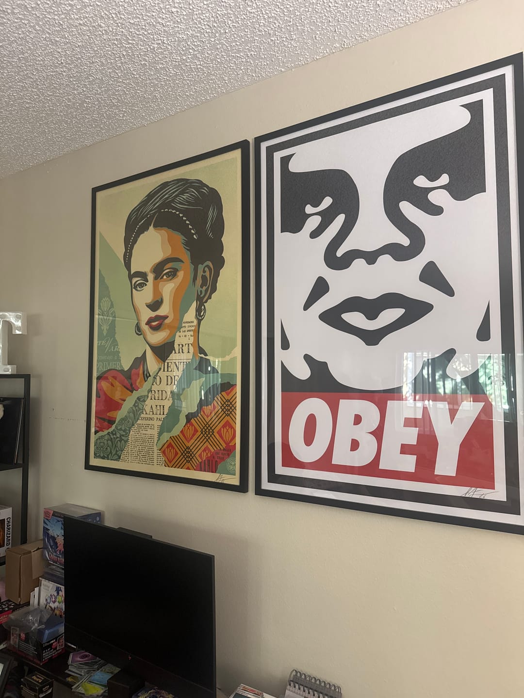 Customer photo review of Shepard Fairey THE WOMAN WHO DEFEATED PAIN (Frida Kahlo) Signed Offset Lithograph