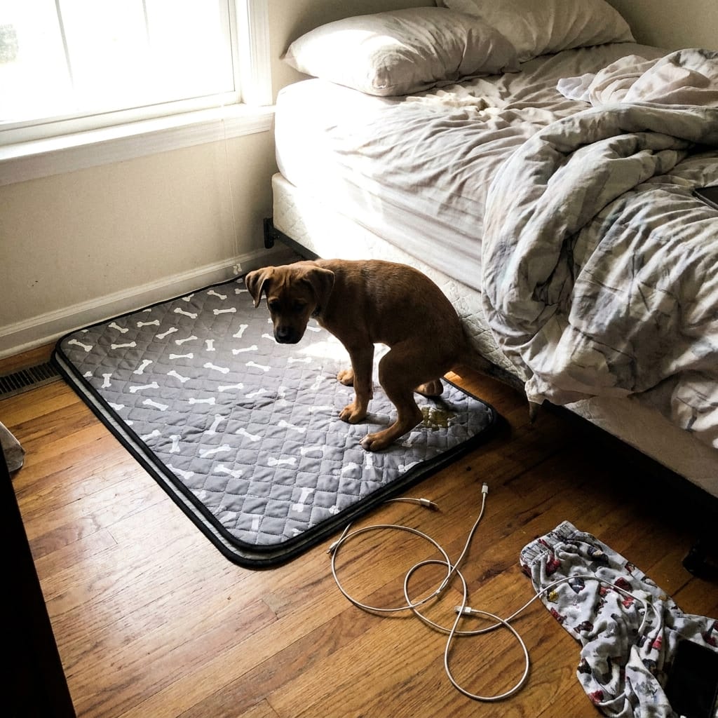 Customer photo review of Tapete Guia para perros
