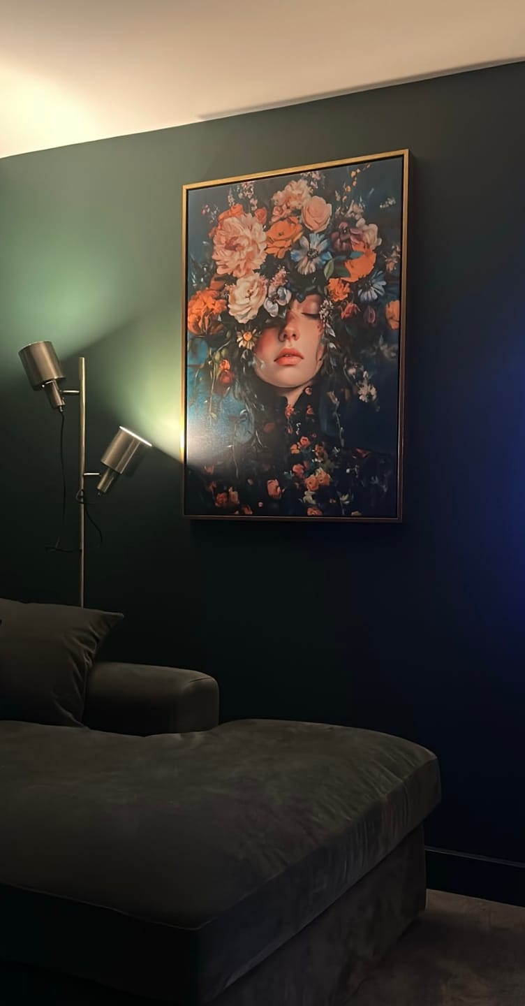 Customer photo review of Victorian Flowers Print