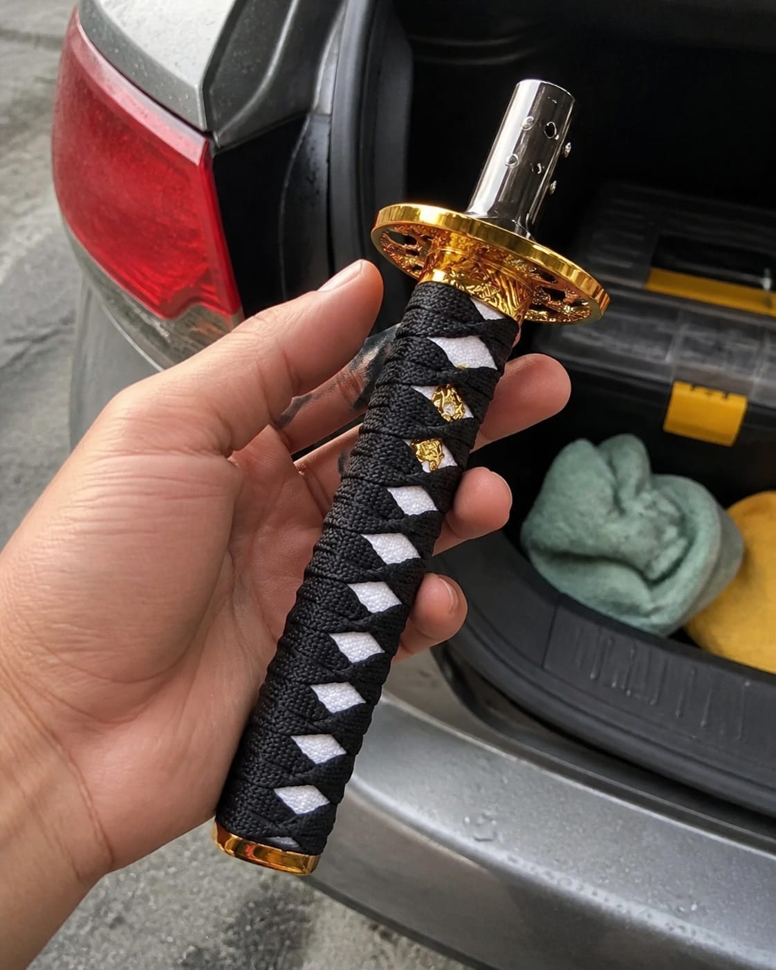 Customer photo review of Katana - Palanca para Auto