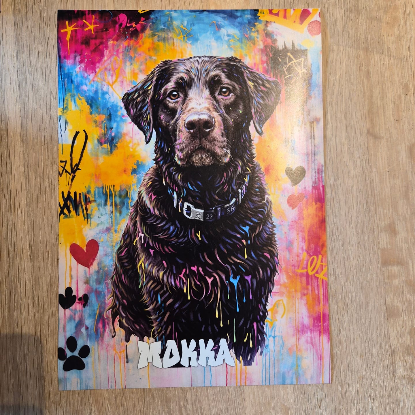 Customer photo review of Personalised Poster - Graffiti