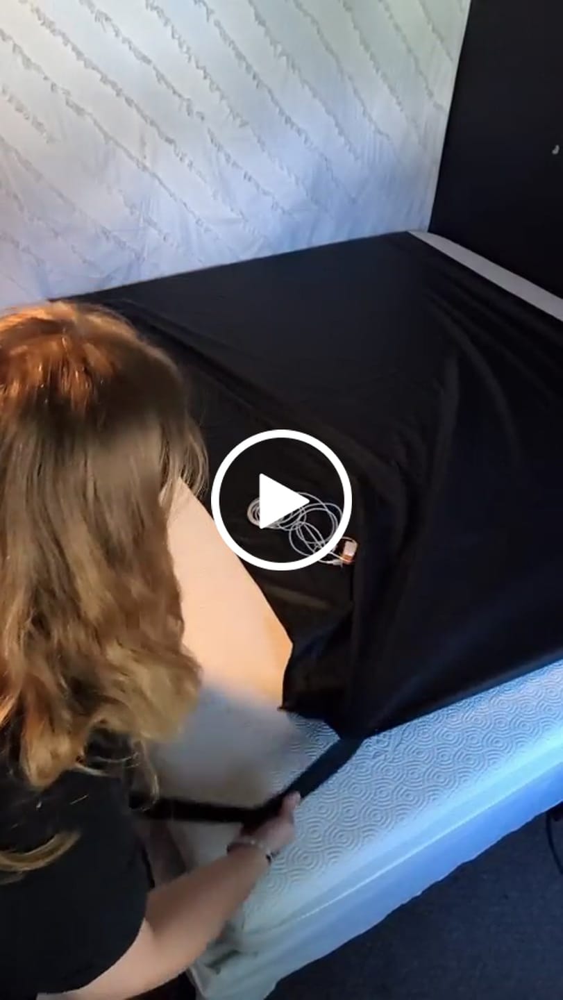 Customer video review of Earthbound® Grounding Mattress Pad