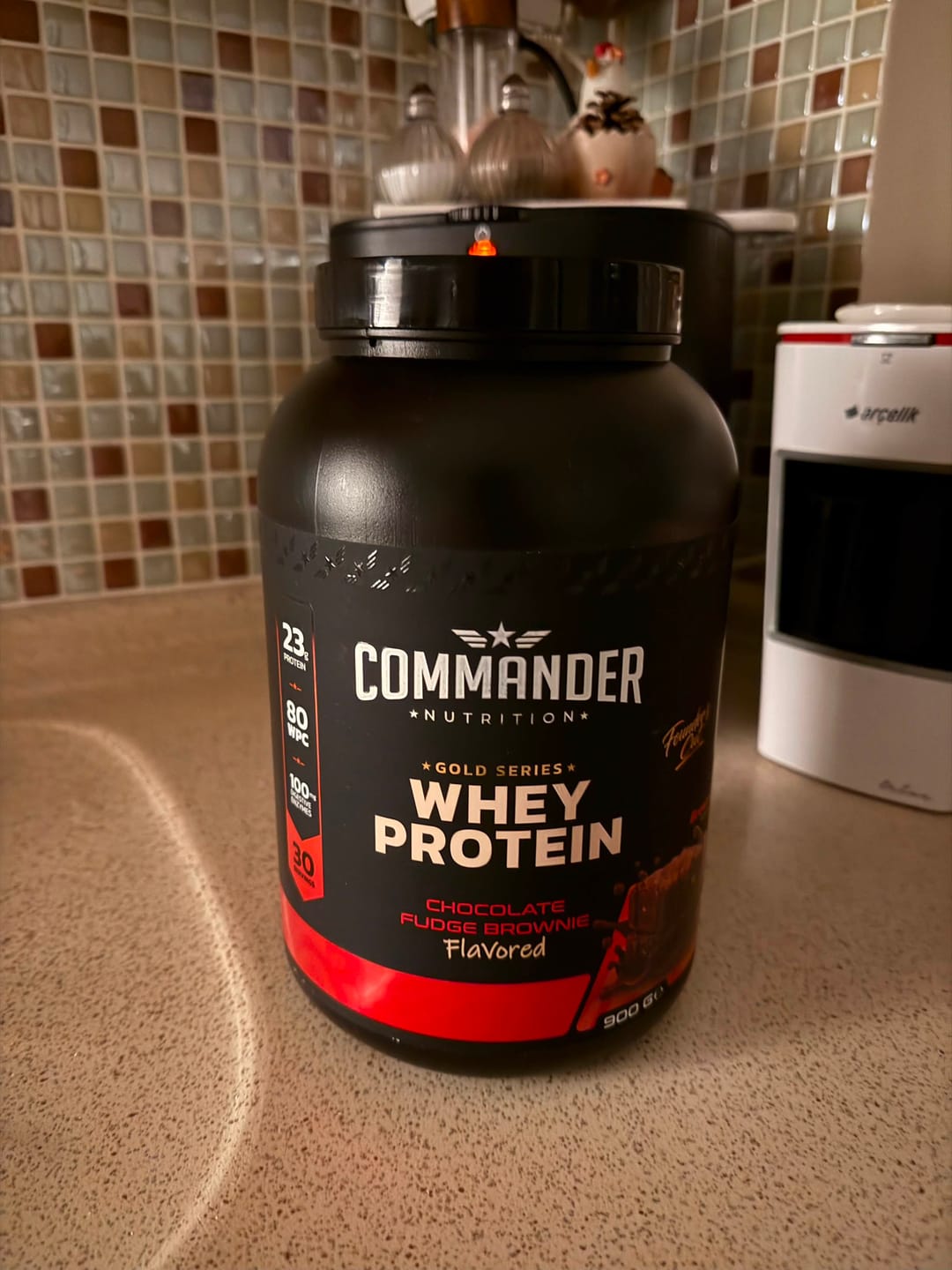 Customer photo review of Gold Whey Protein 900g (30 Servis)