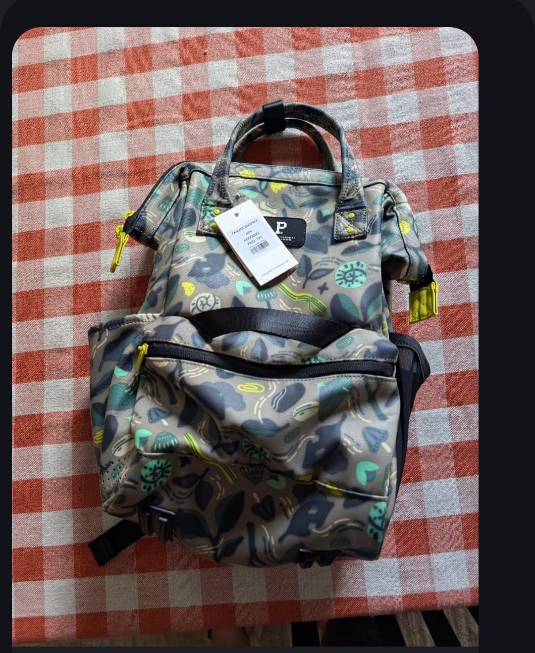 Customer photo review of Cascade Backpack - Kids