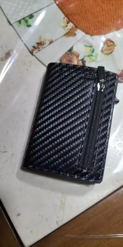 Customer photo review of Tarjetero RFID BLINDAX — Bloqueo antirrobo