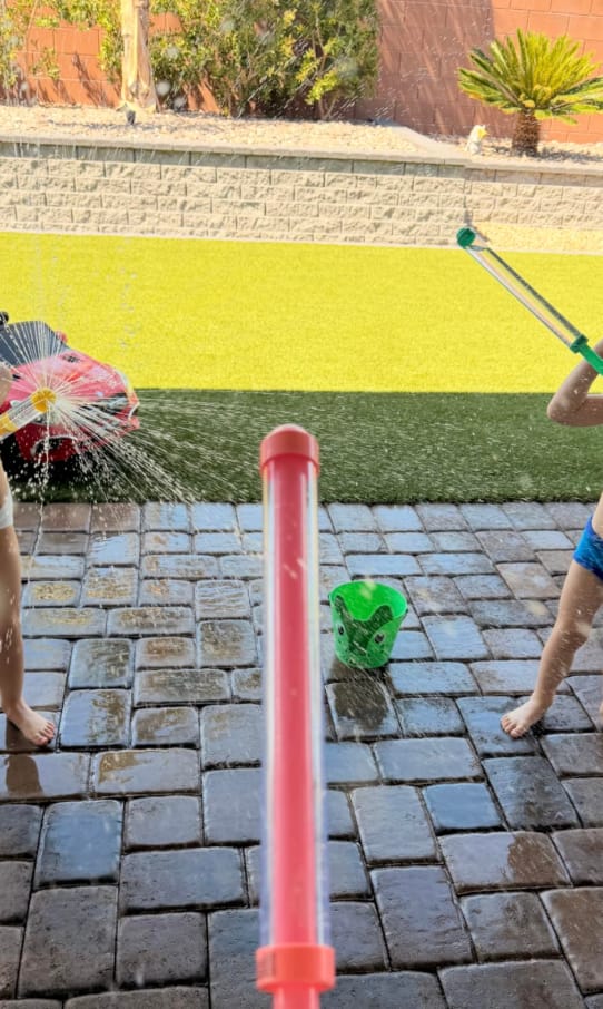 Customer photo review of SplashWands™ – 4 Pack Pump Action Water Sprayers