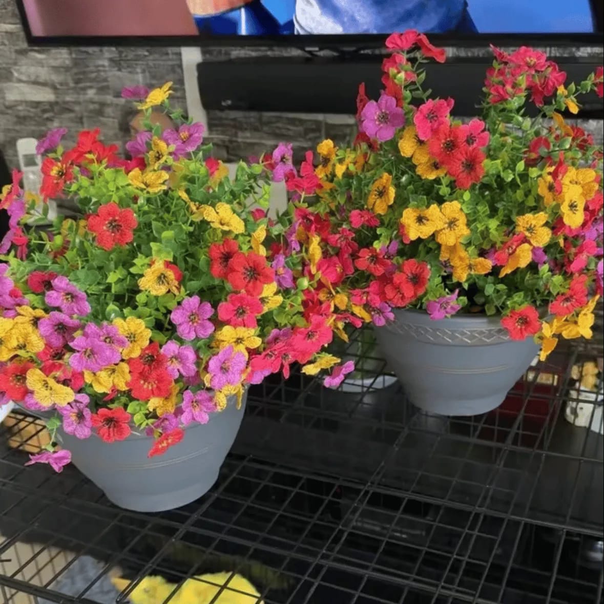 Customer photo review of 💥Last Day 50% OFF💐Outdoor Artificial Flower Decoration