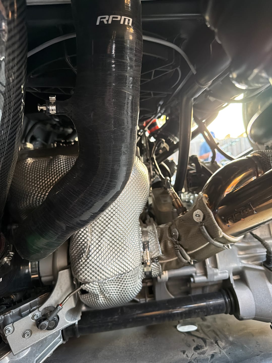 Customer photo review of RPM Exhaust Heat Blanket - Can-Am Maverick R