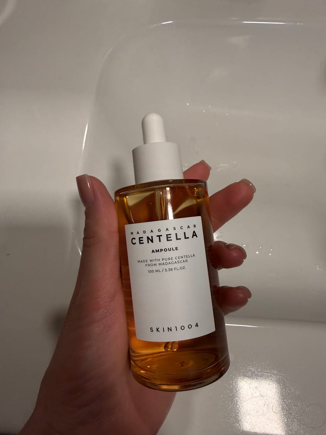 Customer photo review of Ampula ar azijas centellas ekstraktu SKIN1004 Madagascar Centella Ampoule