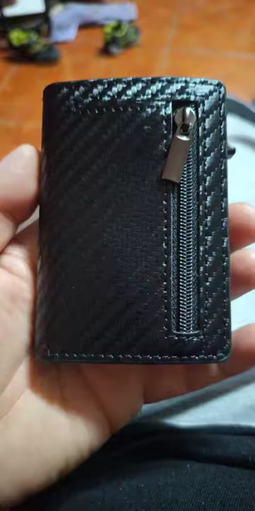 Customer photo review of Tarjetero RFID BLINDAX — Bloqueo antirrobo