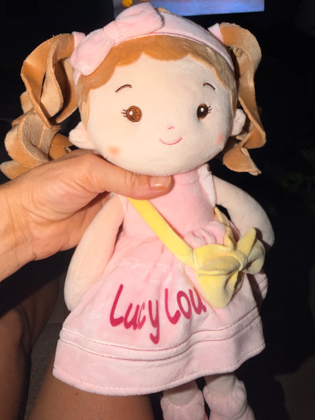 Customer photo review of Leyadoll Soft Plush Personalized Leya Doll, My First Baby Doll