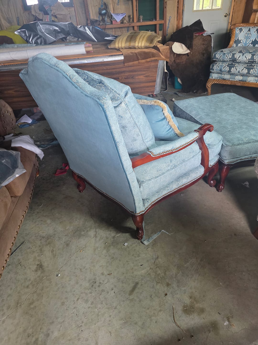 Customer photo review of Mag Fabrics 9979 LESTER BAYOU Fabric