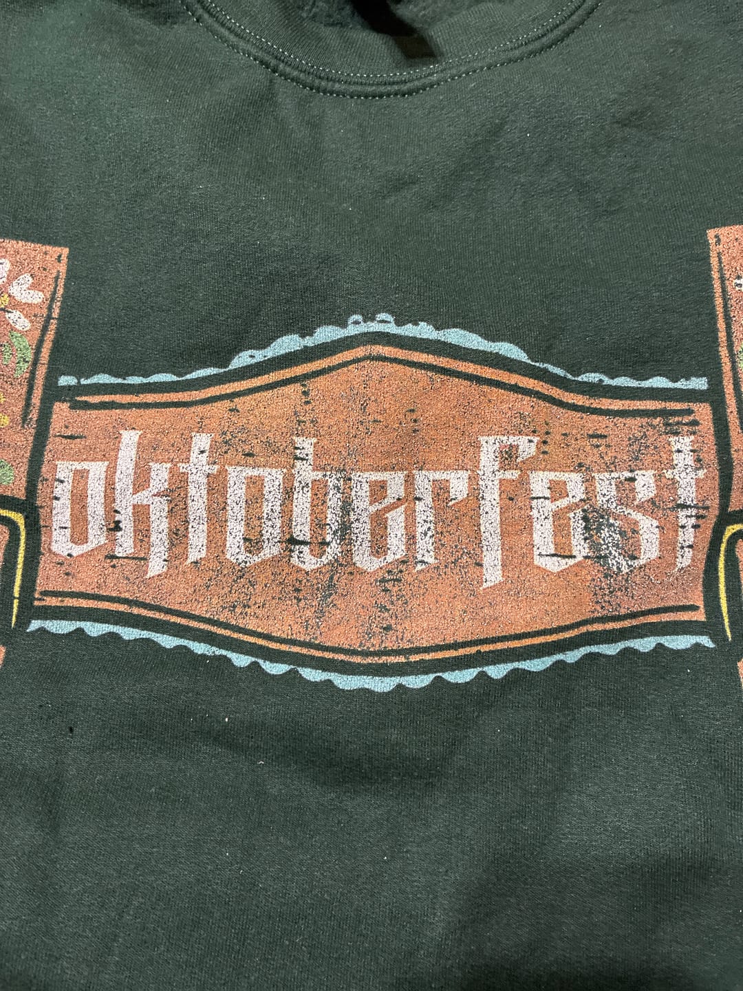 Customer photo review of Oktoberfest Lederhosen Costume Sweatshirt Cute German Bavarian TS02