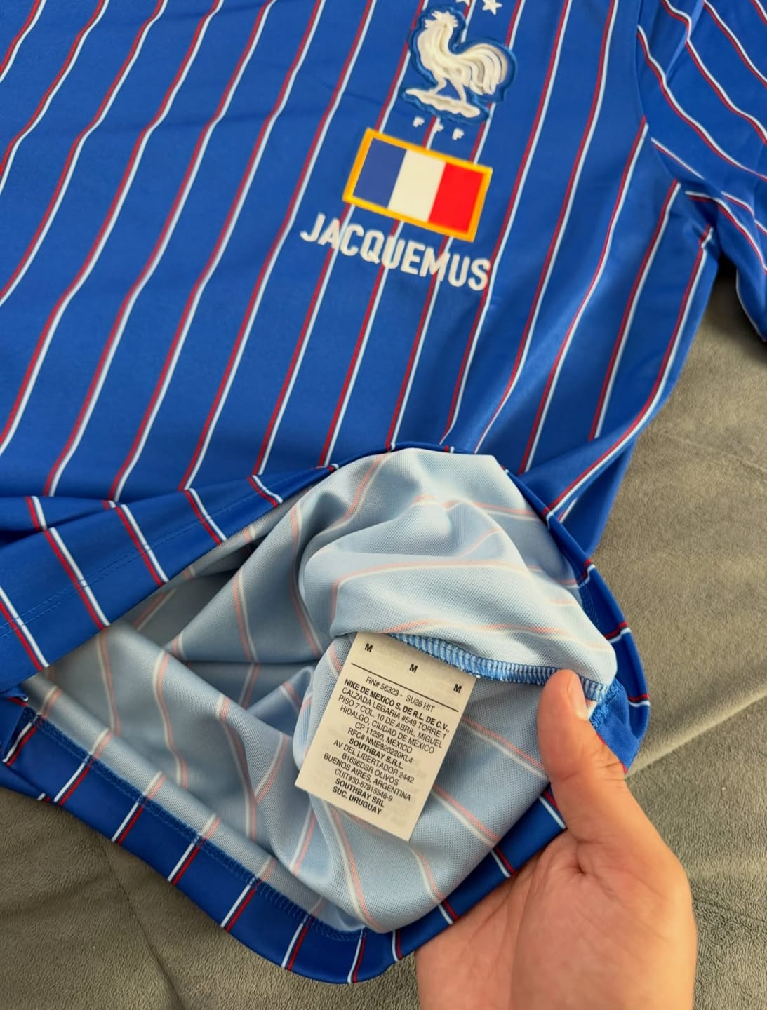 Customer photo review of France Jacquemus Jersey 2026