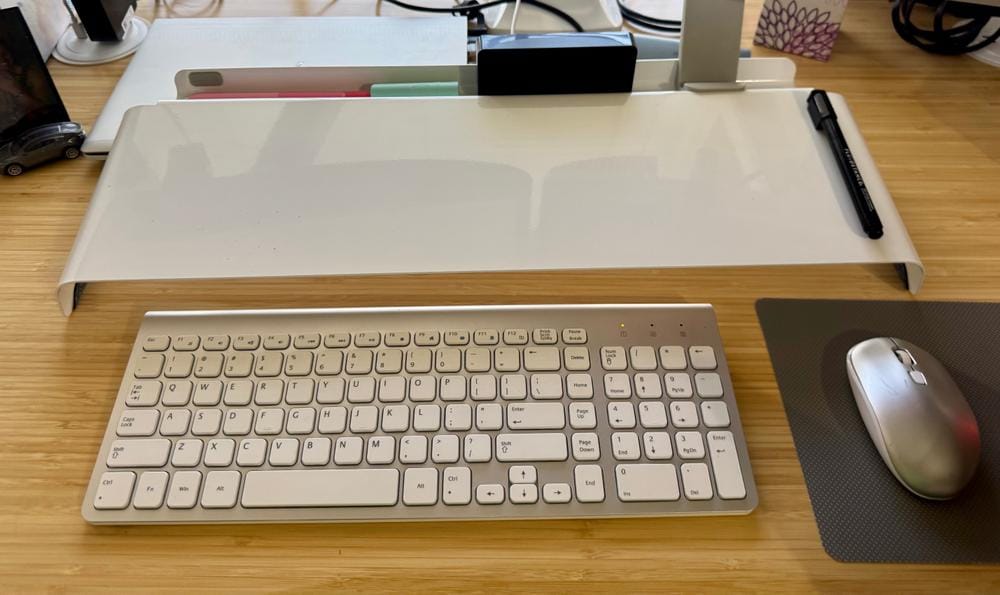 Customer photo review of Slope™ Desk Whiteboard
