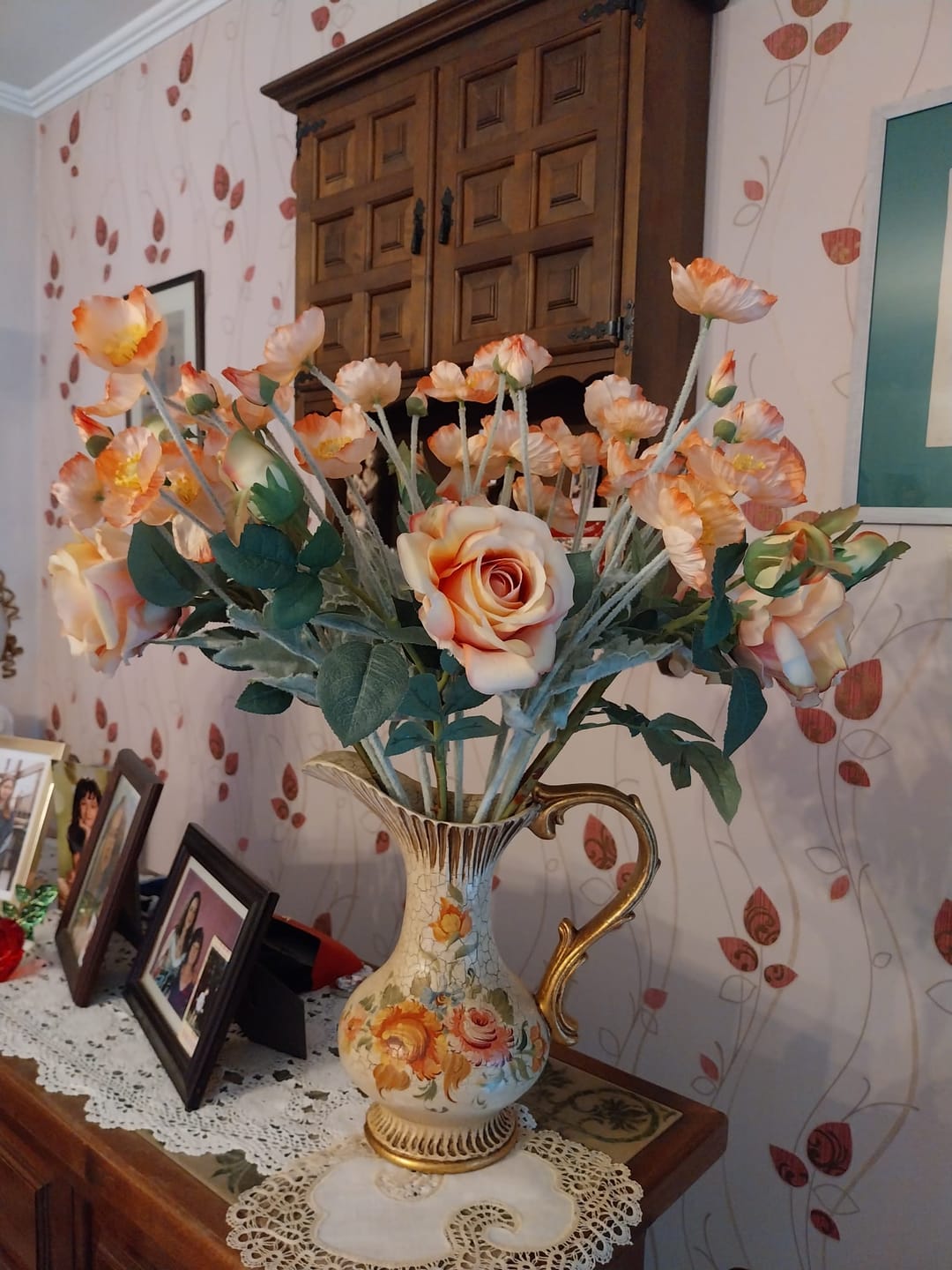 Customer photo review of Coquelicots - Vieux rose (10 tiges)