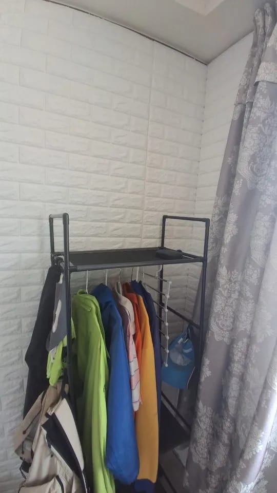 Customer photo review of Two-to-Four-Tier Shoe Rack with Elevated Storage Shelves