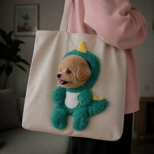 Customer photo review of Bolsos PeekPet™️