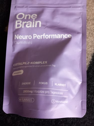 Customer photo review of OneBrain Vitalpilz Gummies