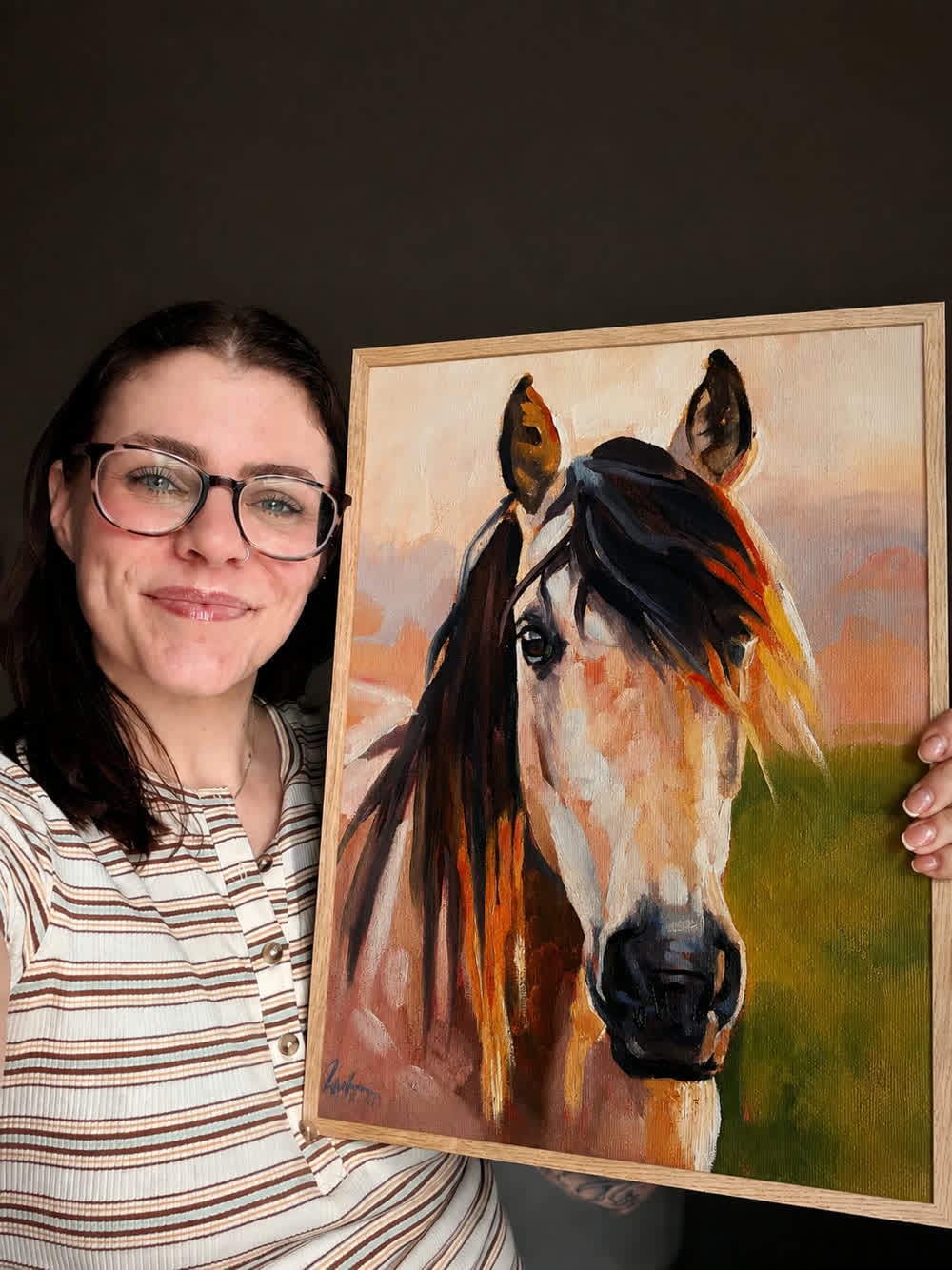Customer photo review of Museum-Quality Custom Oil Paintings