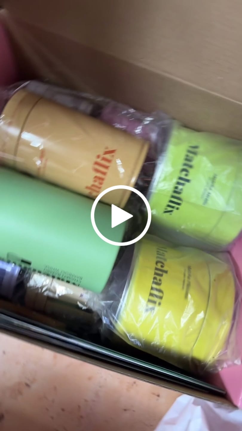 Customer video review of Té Matcha Premium Plátano liquidación