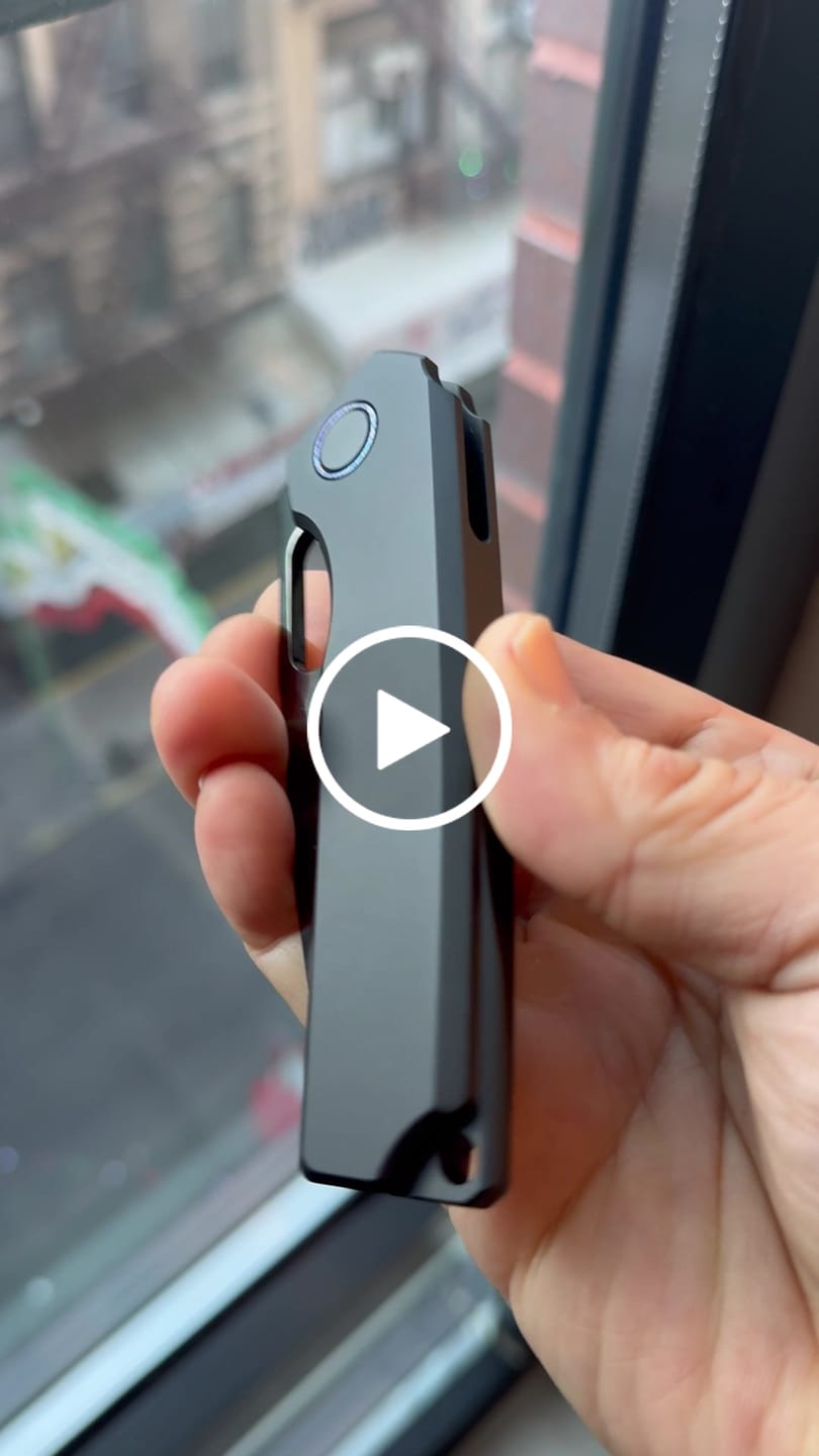 Customer video review of (PRE-ORDER FOR JUNE 2026) Vanguard Knives Breaker Integral Knife Titanium Frame Lock Timascus Vanax 3.52"