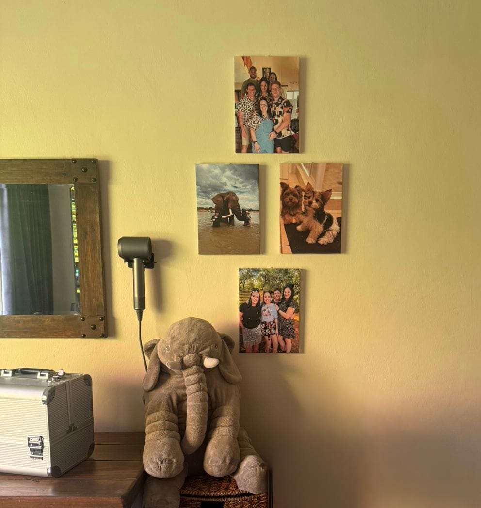 Customer photo review of 4 x A4 Canvas Combo