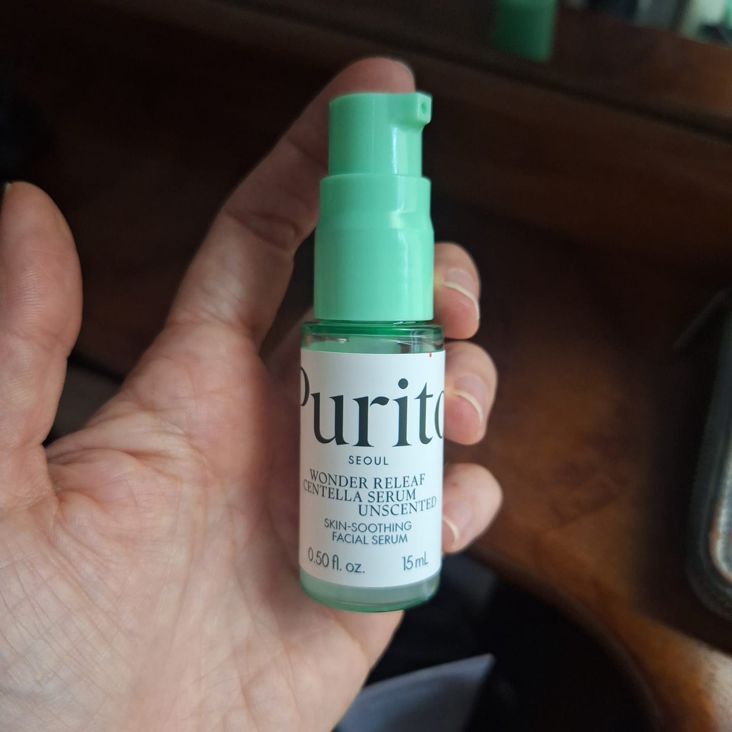 Customer photo review of Wonder Releaf Centella Serum Unscented