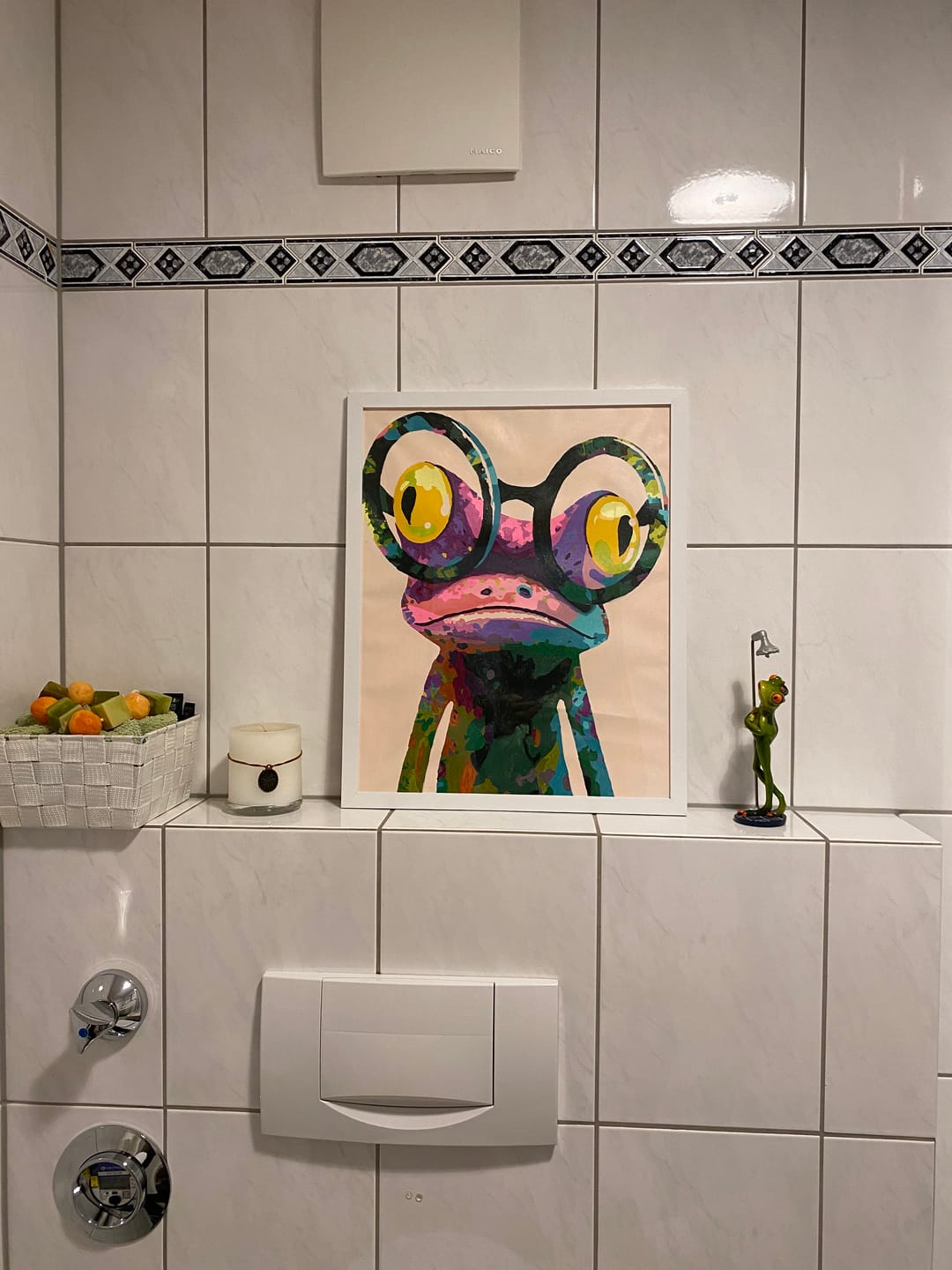 Customer photo review of Malen nach Zahlen - Fröhlicher Frosch