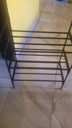 Customer photo review of Two-to-Four-Tier Shoe Rack with Elevated Storage Shelves