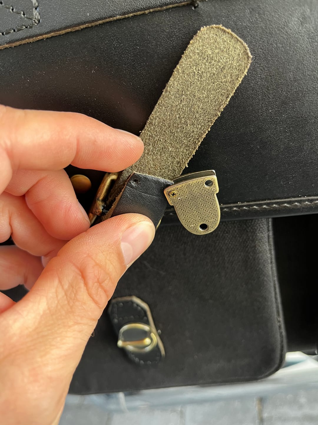 Customer photo review of expedition saddlebag