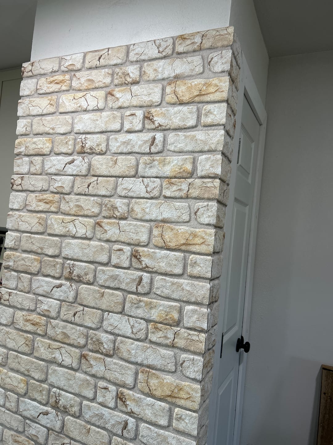 Customer photo review of Rustic Mediterranean Ivory | Brick Effect | TAS-604