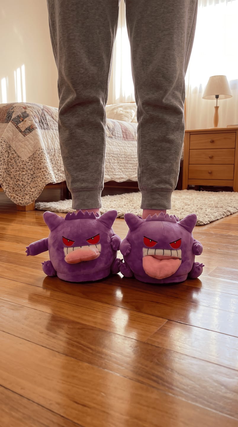 Customer photo review of Pantuflas Gengar
