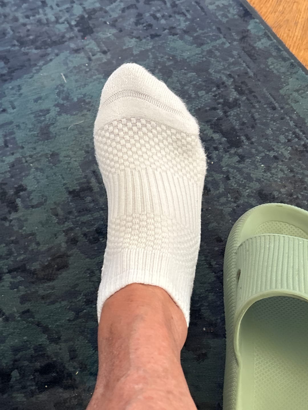 Customer photo review of Ankelstrumpor i bambu med mild kompression