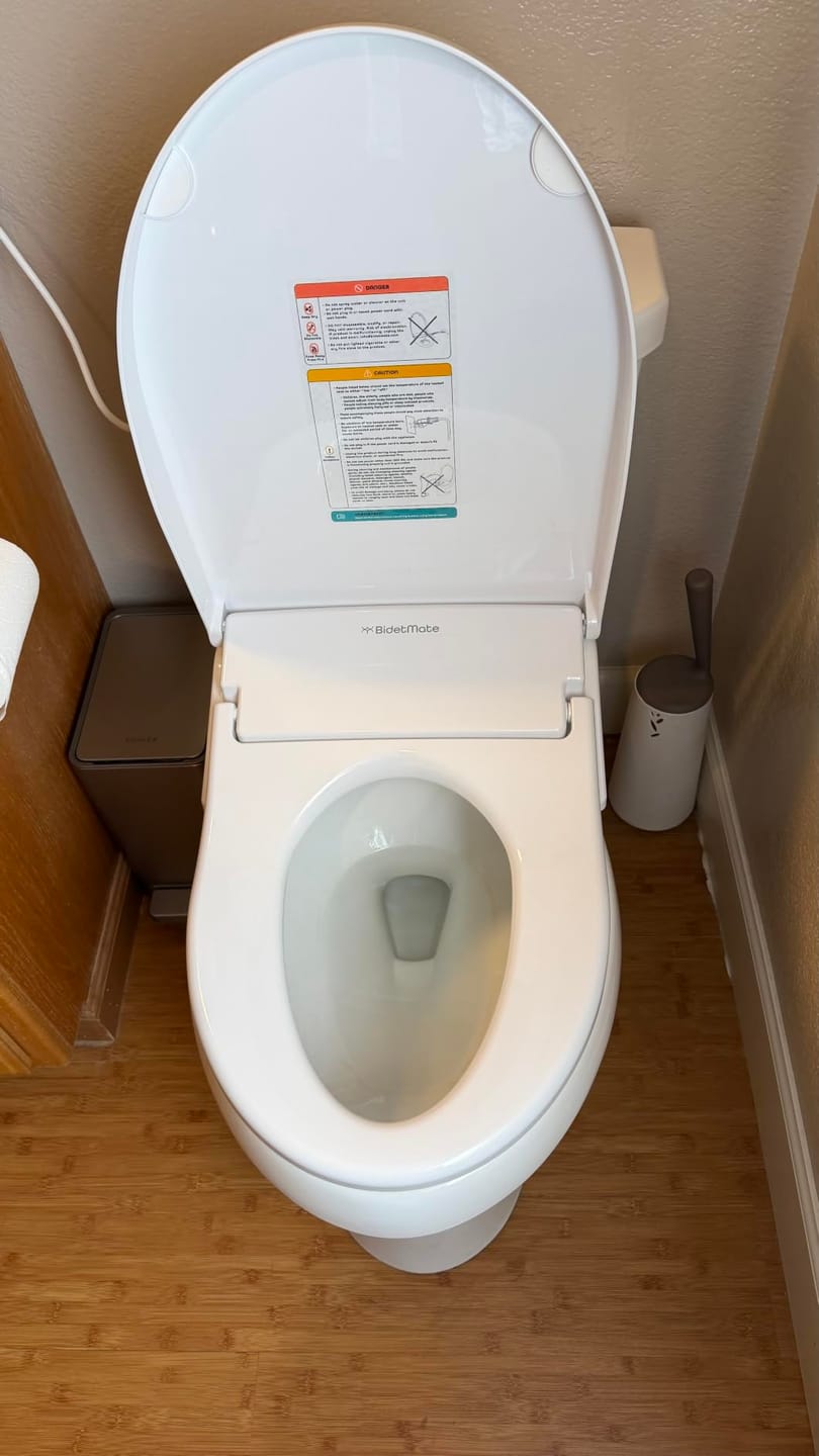 Customer photo review of BidetMate 1500 Series Electric Bidet Seat