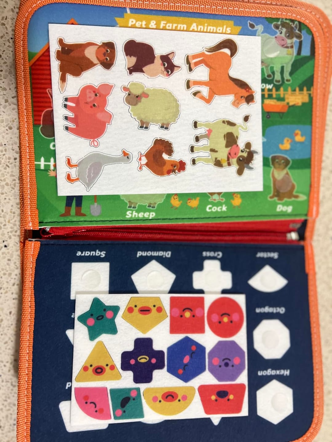 Customer photo review of Montessori Busy Book