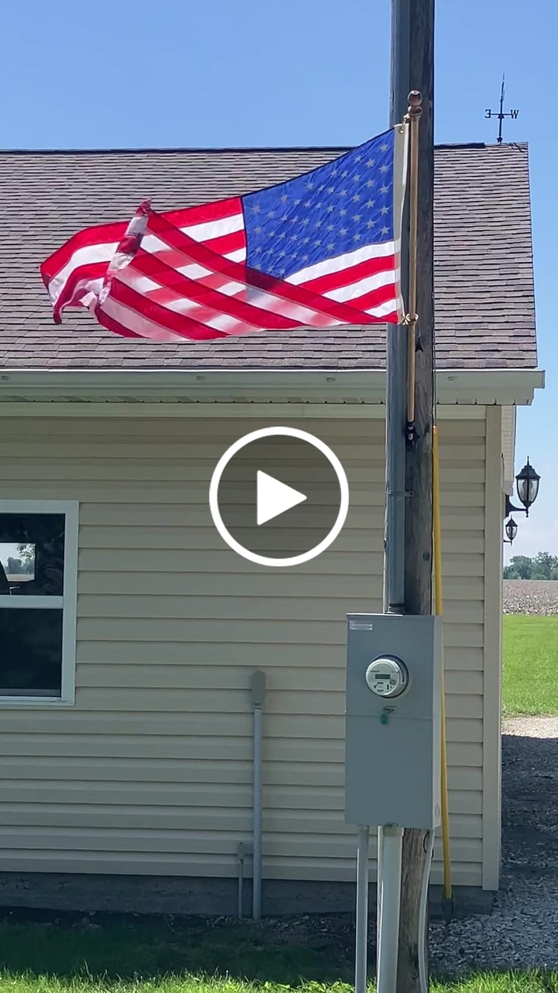 Customer video review of 6' Flagpole