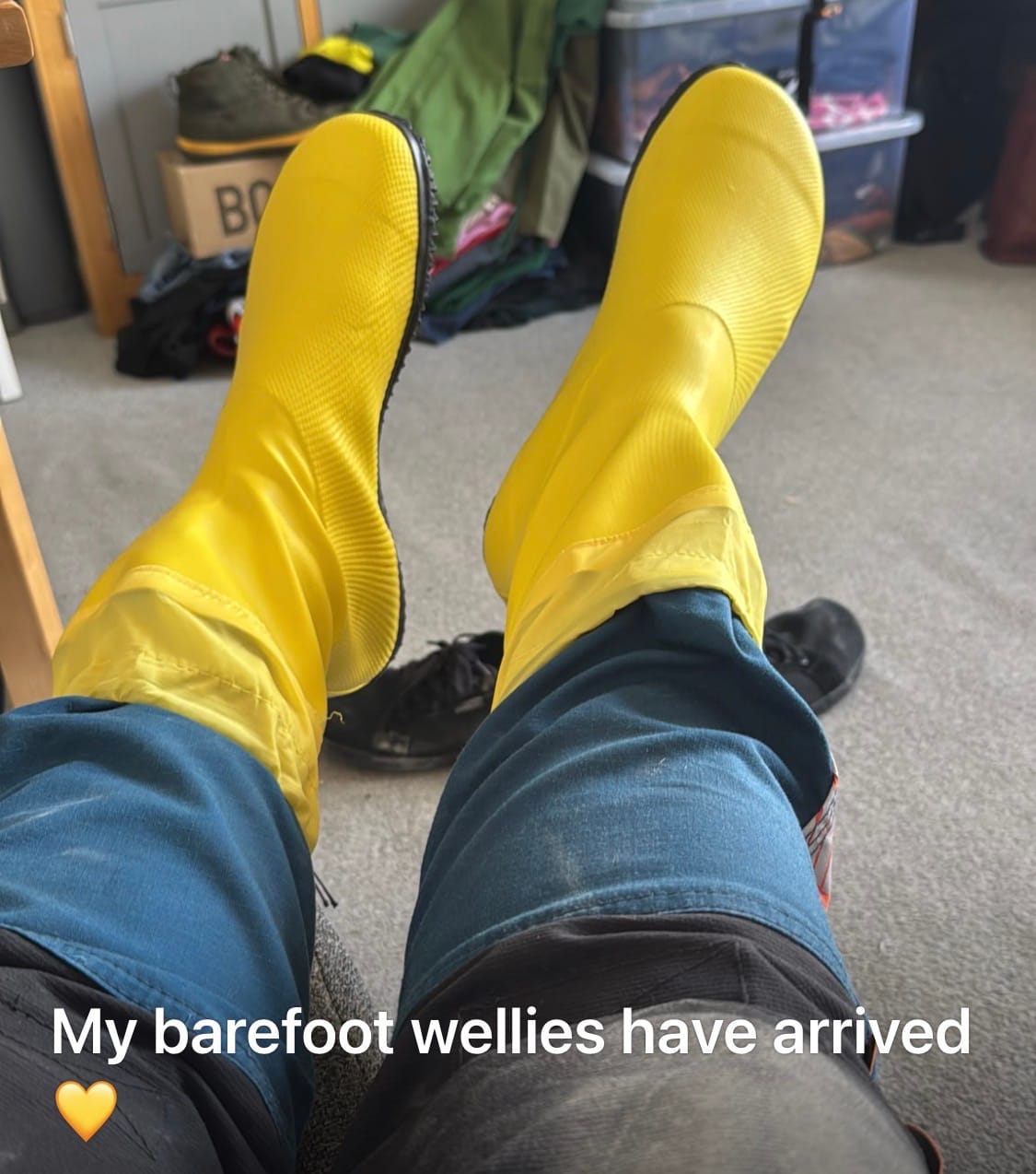 Customer photo review of Brisk Ⅰ - Barefoot Rain Boots